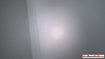 MILF stepmom Victoria June has to suck her stepsons big cock to calm down