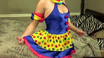 Clown Girl Fucked and Given Facial