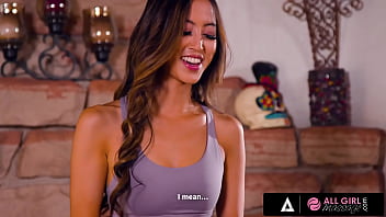 ALL GIRL MASSAGE - Naughty Asian Alexia Anders Rides A Cheating Fiancee'_s Face While Being Fingered