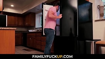 FamilyFuckUp.com - Precious Drilled at Kitchen, Elsa Jean, Codey Steele