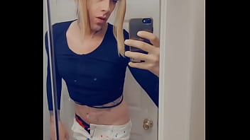 Gorgeous Trans Cock Tease