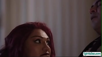 Busty latina tranny blows husbands cock