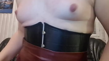 BambiChrista'_s Daily Training: Some Light BDSM Play and Deepthroating my Dildo