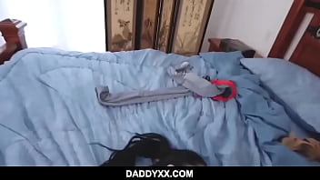 Hot Latina teen Monica Sage In Perverted Stepdad Gets Caught Continuously - step daddy-