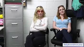 Officer strips and fucks two shoplifters