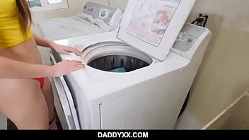 Brunette latina Teen Catalina Ossa Family Fucked On Top Of Washer And Dryer By Stepdad POV - step daddy-