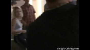 College Babe Fucked Hard in party