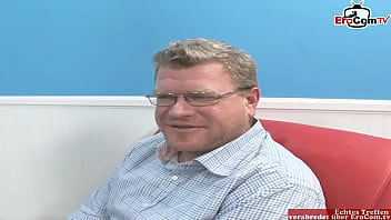 Brunette milf enjoy the big cock infront of her husband