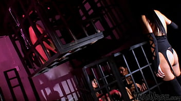 The Asian Mistress Controlling The Slaves