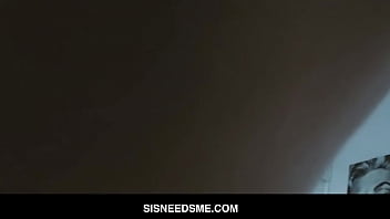 Blondie thick babe stepsis Chloe Lane wants a large massive meat