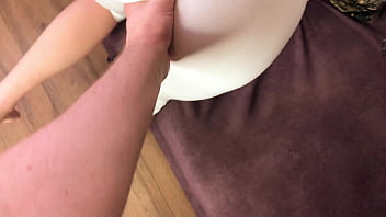 Spied on Mom! She didn'_t forgive me and I Cum in herWet Panties after Deep Penetration