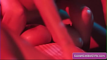 Amazing busty lesbian sluts Alexis Fawx, Angela White eating pussy and finger fuck each other for strong climax