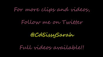 Sarah makes a stranger cum at the adult  theater booth