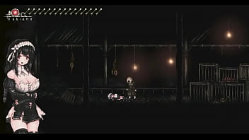 Cute girl having sex with monsters men in Sinisistar hentai game