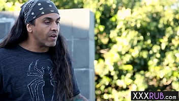 MILFs Rachael Madori and Kleio Valentien rode guys hard gun after massage