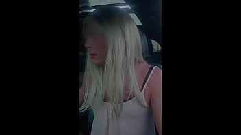 Sarah blows a stranger from Grinder