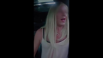 Sarah blows a stranger from Grinder