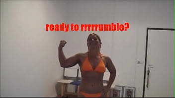 Anna Konda dominates some Female Bodybuilder and other Amazons in Female Wrestling