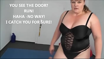 Anna Konda Mixed Wrestling Bodyscissor Wretch Crush.