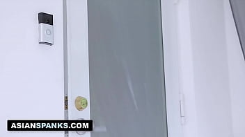 Friendly Neighbour Myles Long Drops a Delivery Packet in Sofia Su House