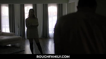 Stepbrother Busted his Stepsister in Home when Parents Left, Evelyn Claire, Chad Alva