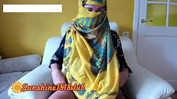 Arabic Hijab girl big boobs on webcam live October 14th