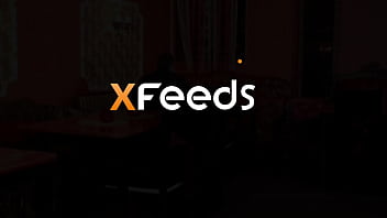 Black-haired beauty analyzed by handsome barman near counter