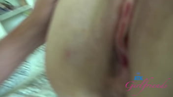 Super cute babe Liz Jordan  (Amateur) gets pussy, gives blowjob, and takes cock doggystyle! (POV)