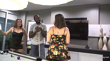 Pool Players Sara Jay And Nicky Ferrari Suck And Fuck Some Blue Balls!