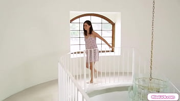 Stepmom and stepdaughter lick assistant