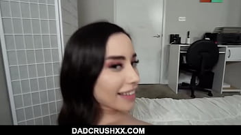 Stepdad Ike Diezel catches his stepdaughter Aria Lee sneaking into the house after being out all night