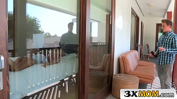 Horny Step Mom and Step Daughter Double-Team Lucky Dufus - India Summer, Eva Lovia