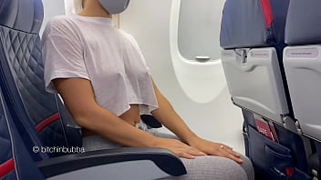 Almost caught flashing on a plane