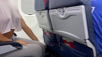 Almost caught flashing on a plane
