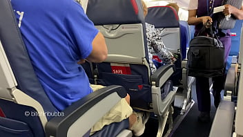 Almost caught flashing on a plane