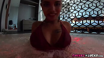 My sexy girlfriend suck dick in jacuzzi