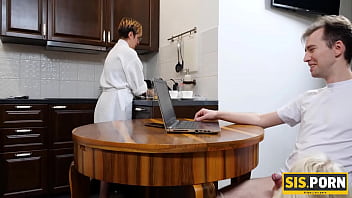 SISPORN. Love has slow sensual sex with her stepbrother in the bedroom