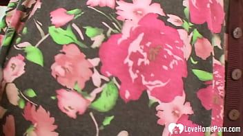 Hairy Asian moans loudly while I fuck her