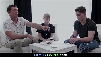 Tricky Stepdad Fuck his Offspring after Playing Poker - Pierce Paris