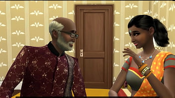 Indian step Mom is obligate to have sex with her virgin step son in order to become a man and everything happen in front of his step dad but she couldn'_t resist anymore and he joined her and they had thresome sex