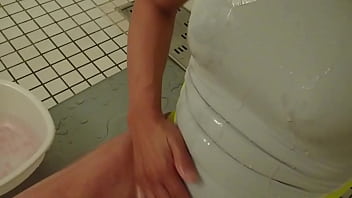 Ray japanese slave crossdresser swimsuit lotion play3 vol1