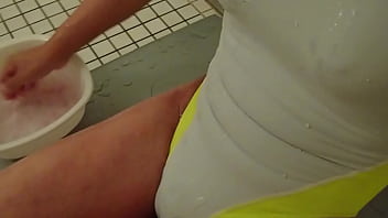 Ray japanese slave crossdresser swimsuit lotion play3 vol1