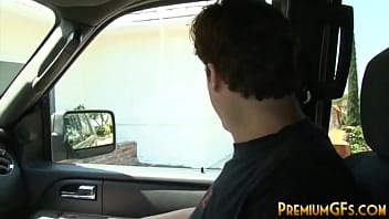 Amateur teen Aj Estrada beauty rides mature dick