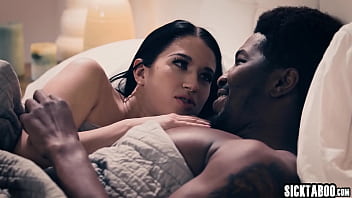 Hot MILF Alex Coal surprised her big black cock husband with amazing cock sucking