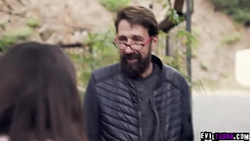 Sexy tourist Athena Faris encounter a sinister mature host Steve Holmes and lures her into sex while on a vacation.