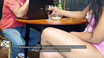 Meu Sogro pediu para ver a &ldquo_Marquinha&rdquo_ e passou a Mã_o na minha Bunda - Julia do Spartanas