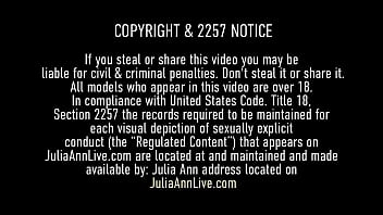 Lights, Camera, Fuck! Busty MILF Julia Ann Sucks That Dick On Stage!