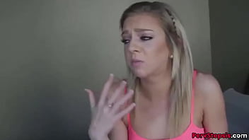 Blonde Cute Stepsister Fucked Hard By Stepbrothers