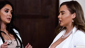 Step mom Natasha Nice and Sheena Ryder having sex with Nadia Noja