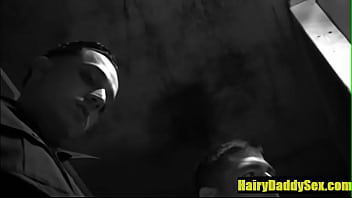 Jacking off with 2 horny cops- Hairy Sex.com